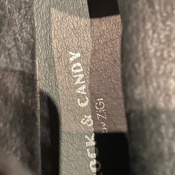 Rock and candy by ziti converse wedge shoes removable fur leather - Picture 2 of 9